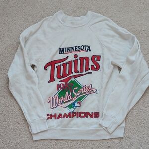 Vintage Minnesota Twins Championship Sweatshirt Size M